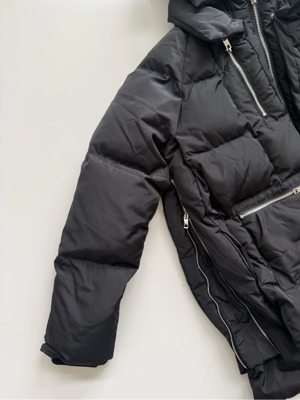 Orolay Thickened Hooded Down Coat Black Size 11/12